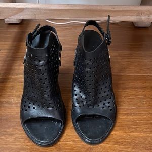 rag & bone Black Perforated Heels